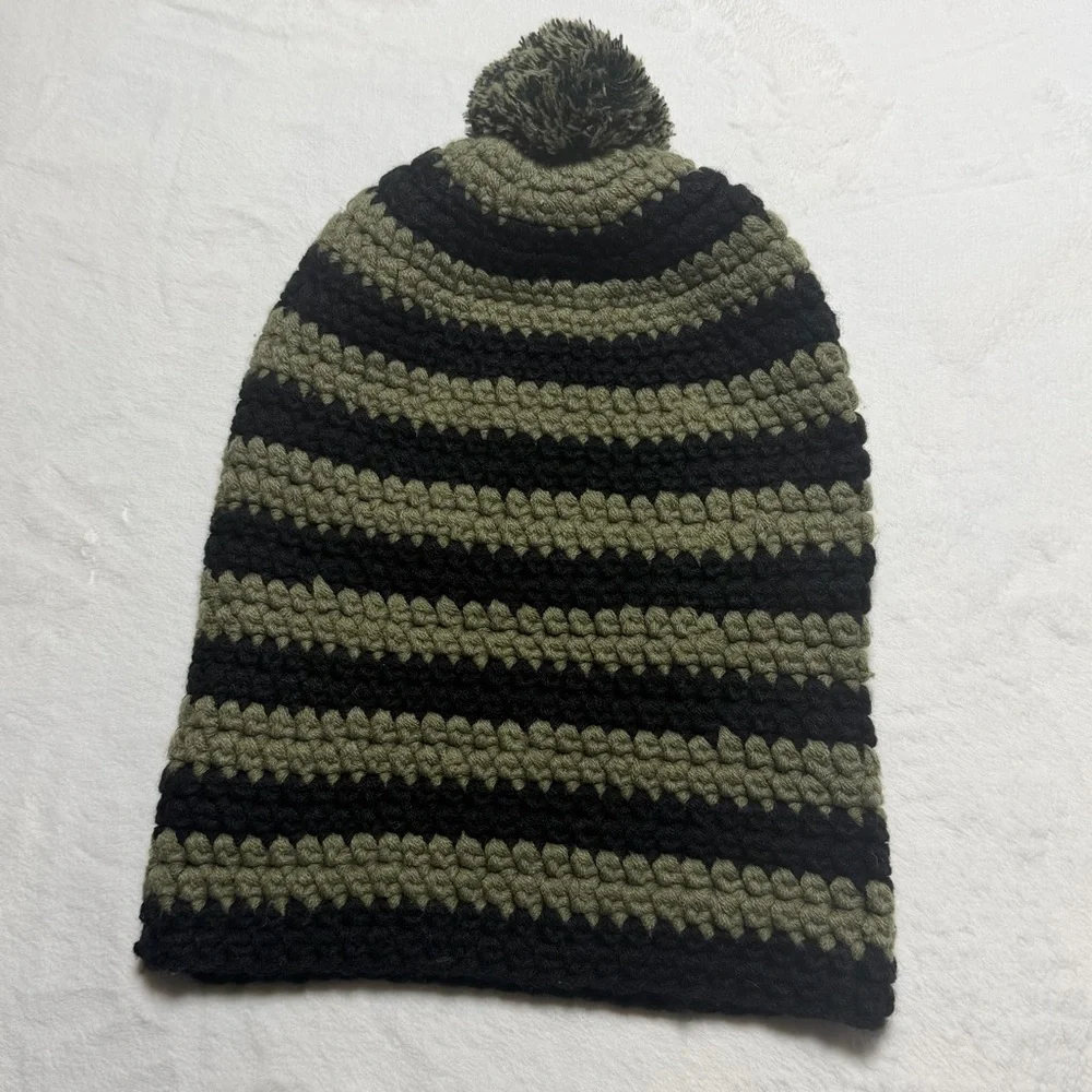 Burton Black and Olive Knit Beanie - Picture 4 of 5